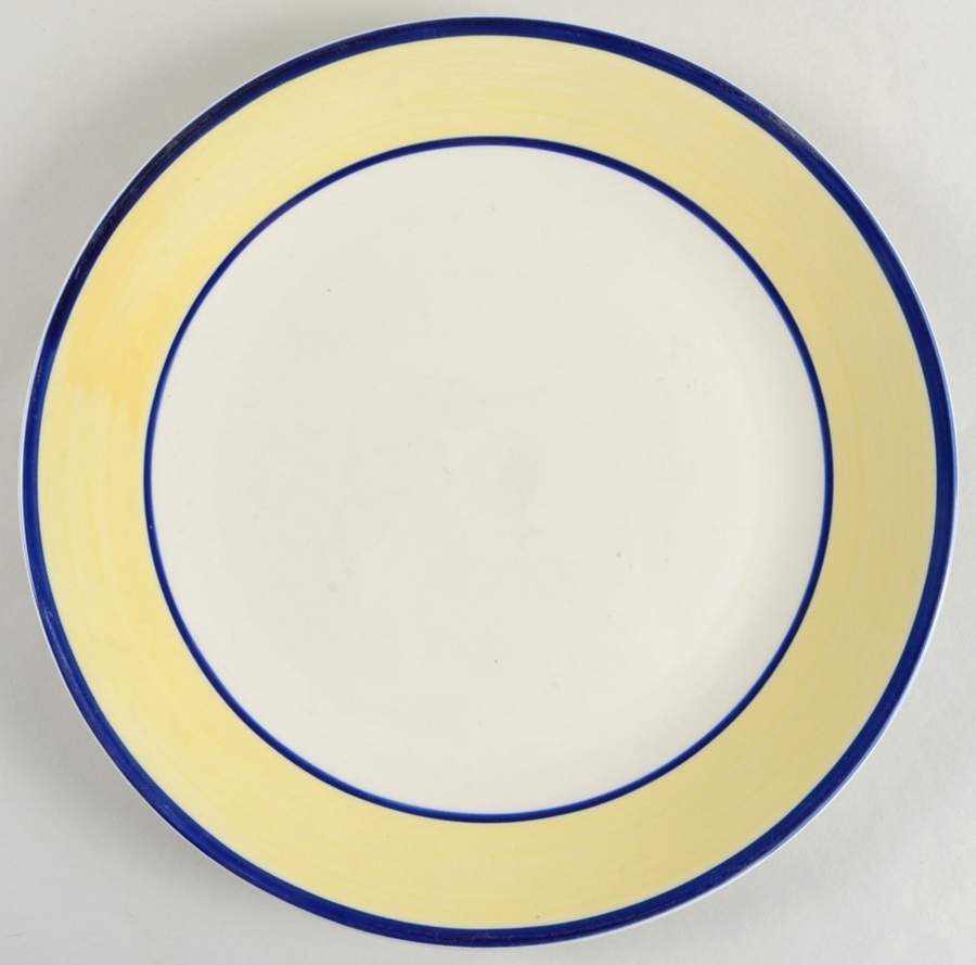 Tavernware Yellow (Rim) 12" Chop Plate (Round Platter) by Gibson Designs-1