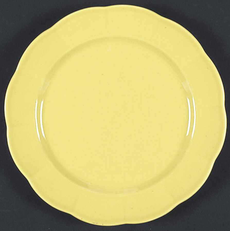Petalware Bright Yellow Dinner Plate by WS George-1
