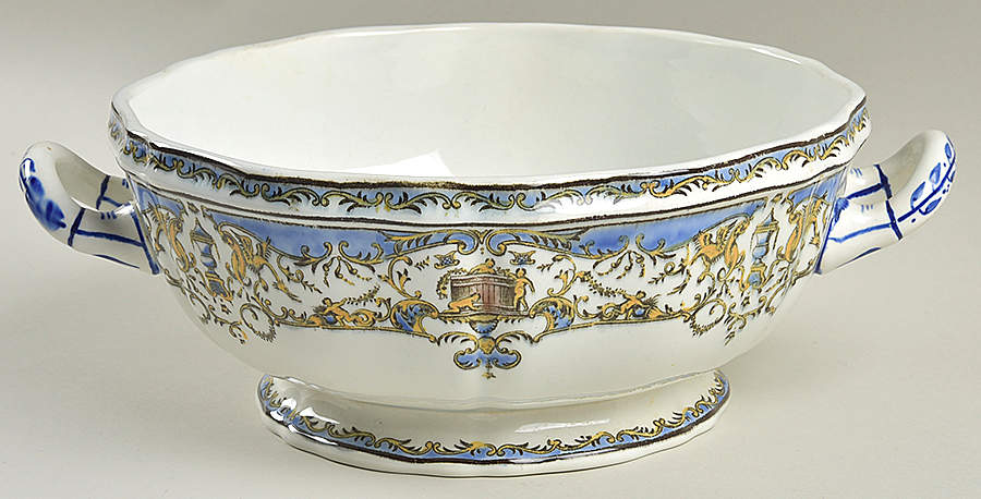 Dionysos Tureen No Lid by Faiencerie De Gien-1
