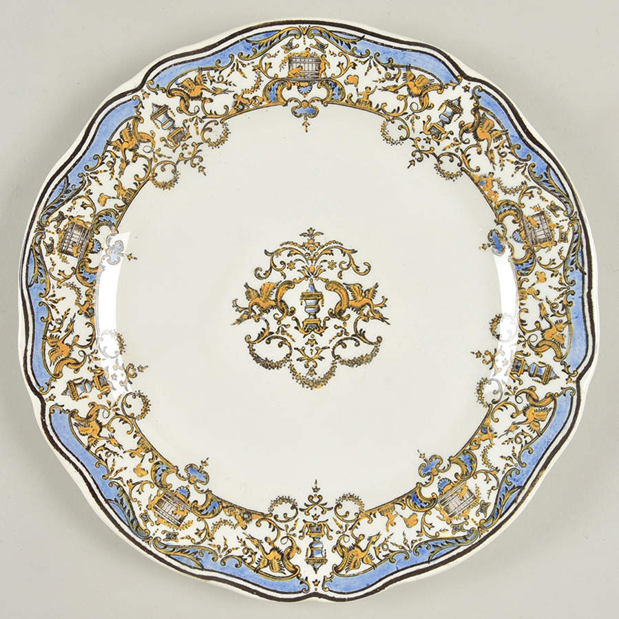 Dionysos Salad Plate by Faiencerie De Gien-1