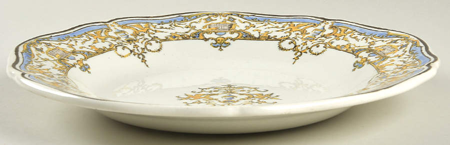 Dionysos Large Rim Soup Bowl by Faiencerie De Gien-1