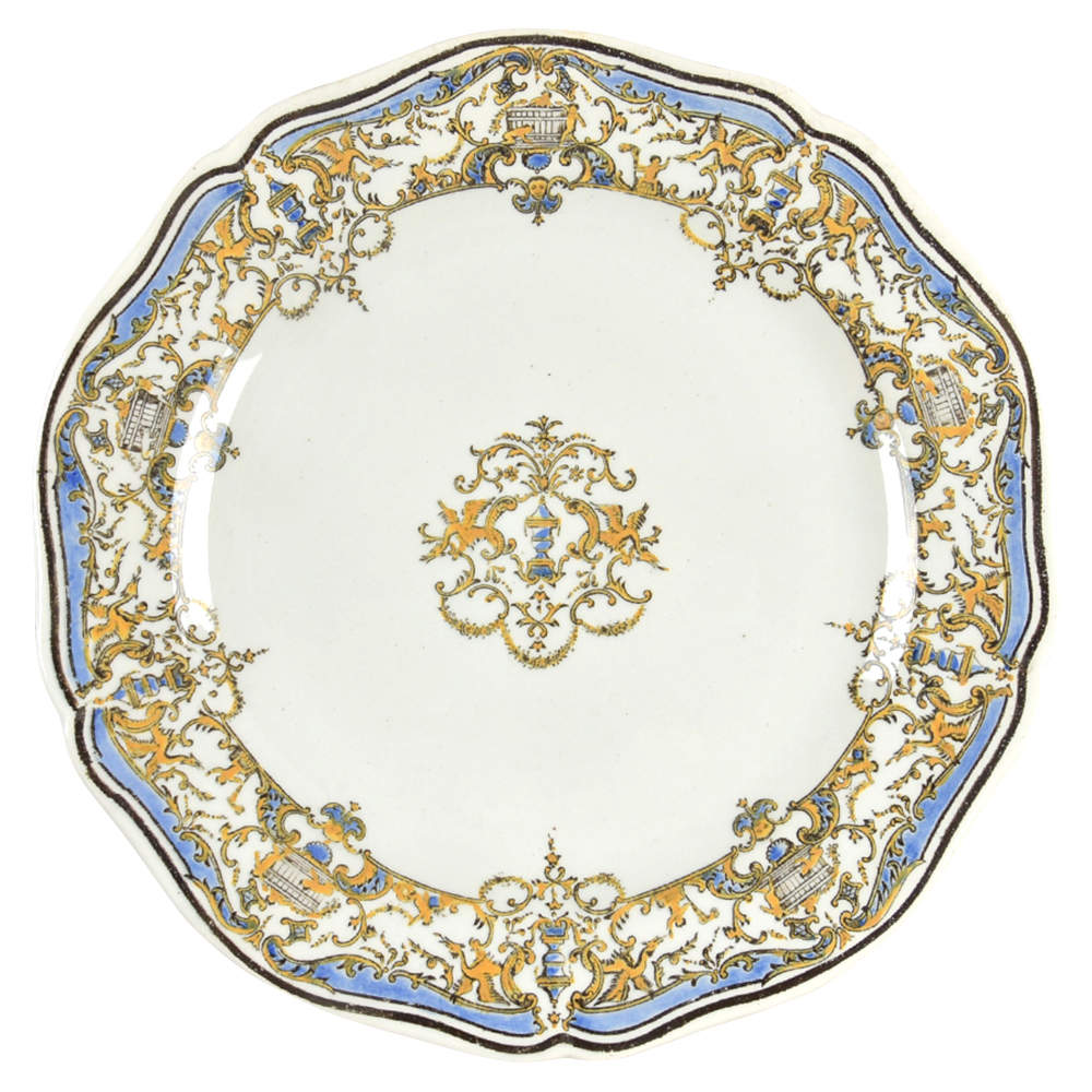 Dionysos Luncheon Plate by Faiencerie De Gien-1