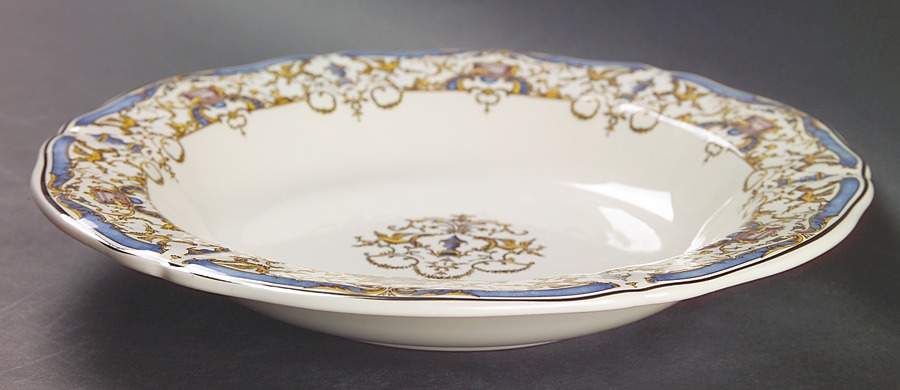 Dionysos Large Rim Soup Bowl by Faiencerie De Gien-1