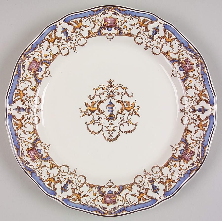 Dionysos Luncheon Plate by Faiencerie De Gien-1