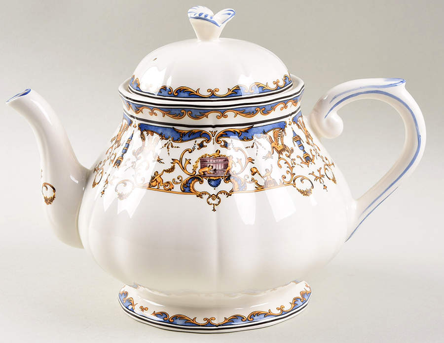 Dionysos Teapot & Lid by Faiencerie De Gien-1