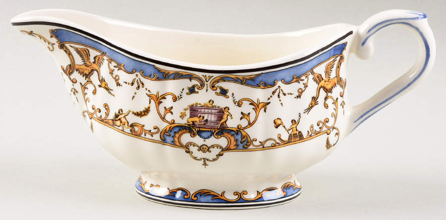 Dionysos Gravy Boat by Faiencerie De Gien-1