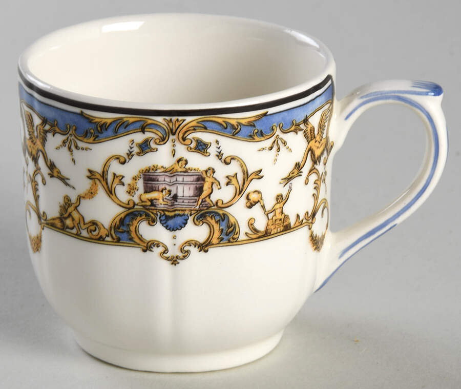 Dionysos Flat Demitasse Cup by Faiencerie De Gien-1