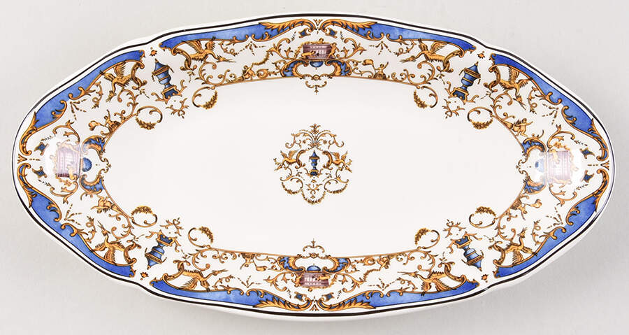 Dionysos Pickle Dish by Faiencerie De Gien-1