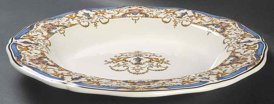 Dionysos Deep Round Platter by Faiencerie De Gien-1