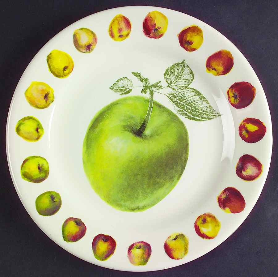 Belle Helene Dessert/Pie Plate by Faiencerie De Gien-1
