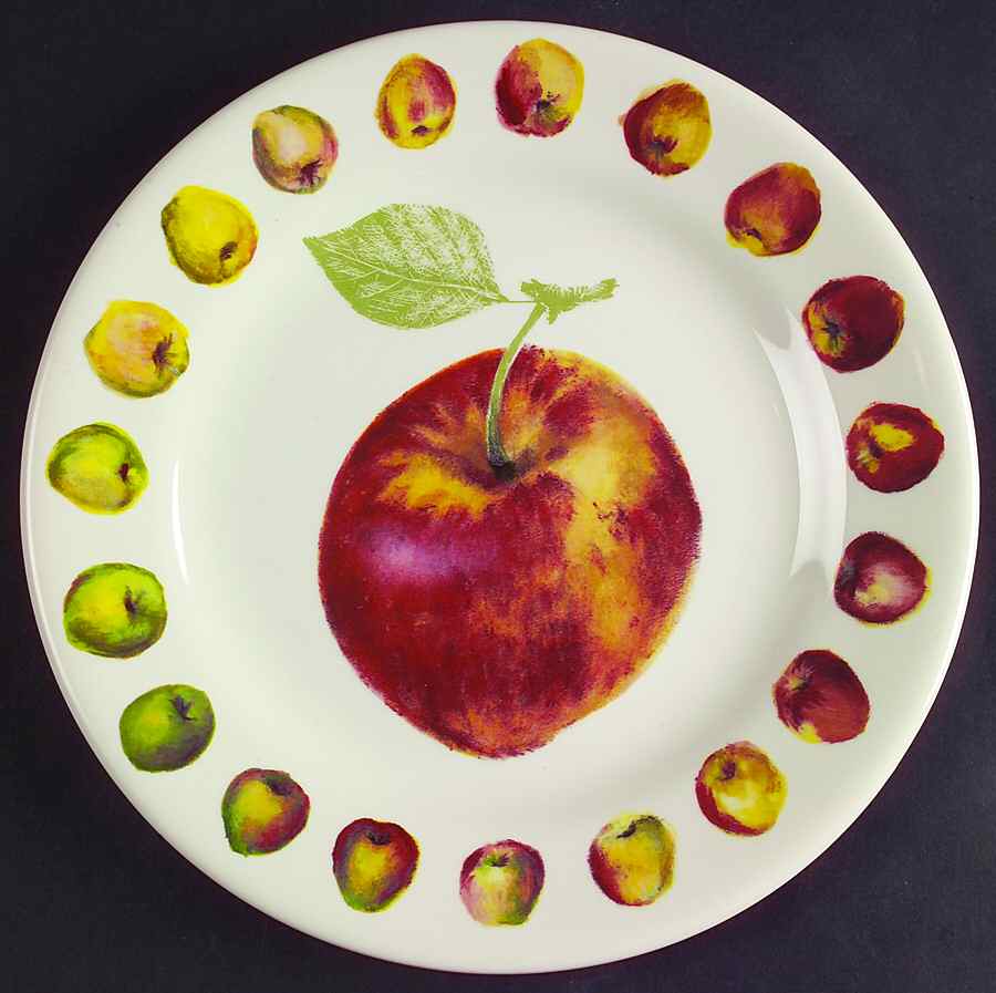 Belle Helene Dessert/Pie Plate by Faiencerie De Gien-1