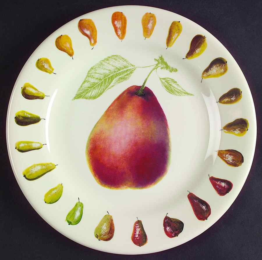 Belle Helene Dessert/Pie Plate by Faiencerie De Gien-1