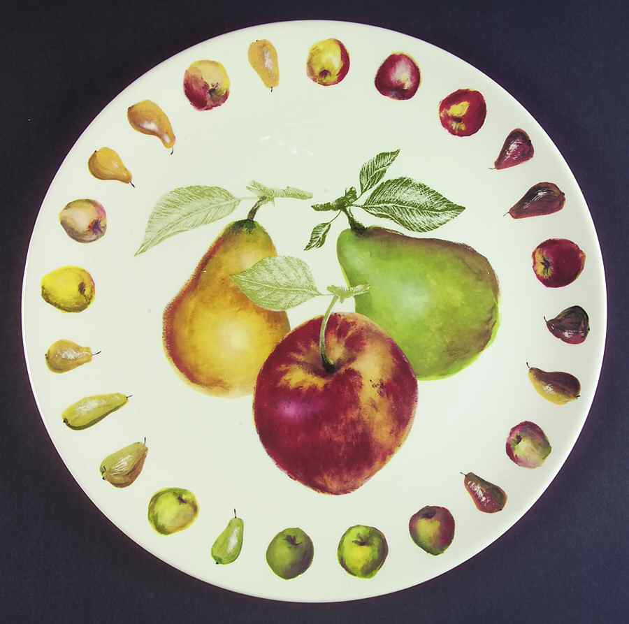 Belle Helene Cake Plate by Faiencerie De Gien-1