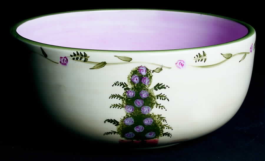 GAN3 8" Round Vegetable Bowl by Ganz-1