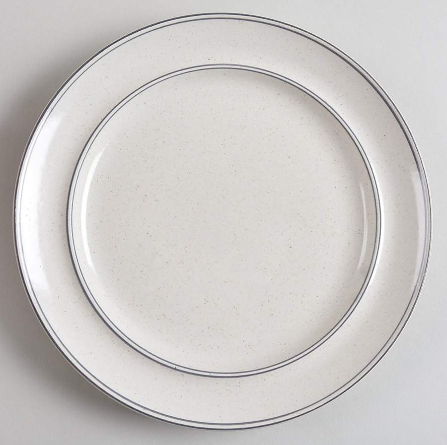 Birka Black Luncheon Plate by Gustavsberg-1