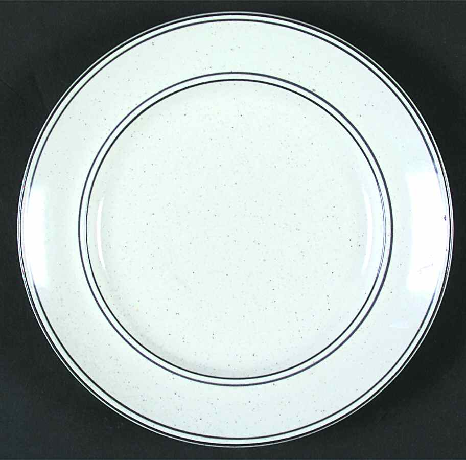 Birka Black Dinner Plate by Gustavsberg-1