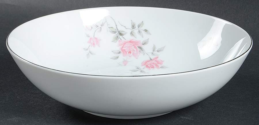 Rose Vine 9" Round Vegetable Bowl by Gold China-1