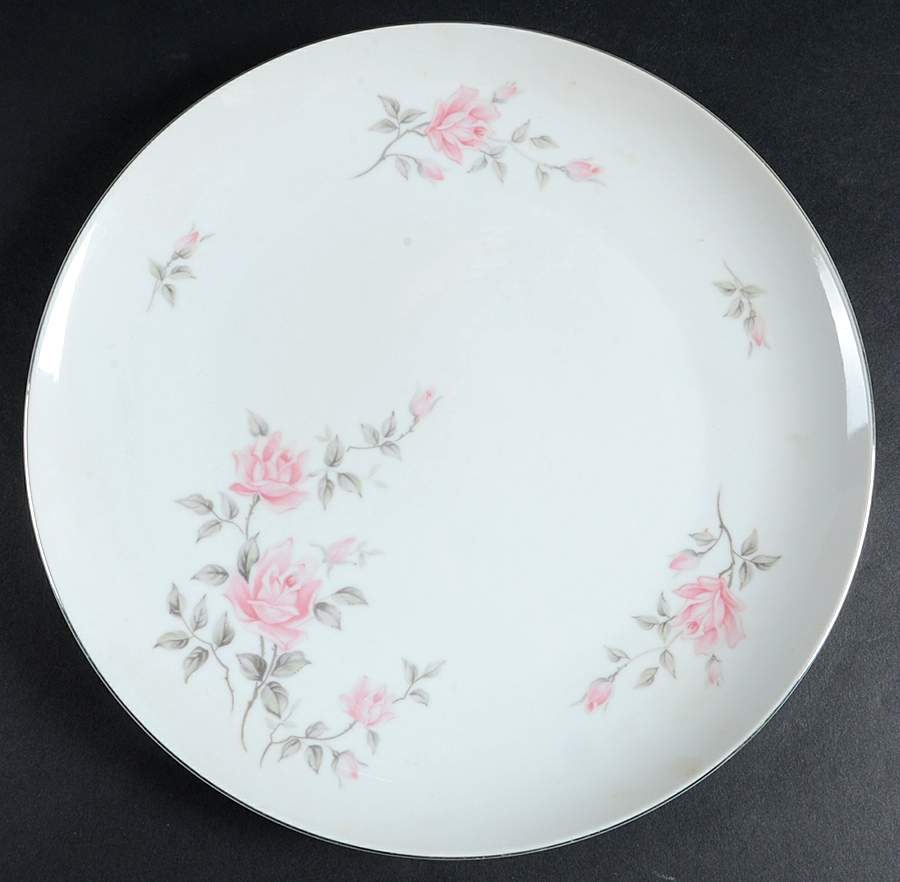 Rose Vine 12" Chop Plate (Round Platter) by Gold China-1