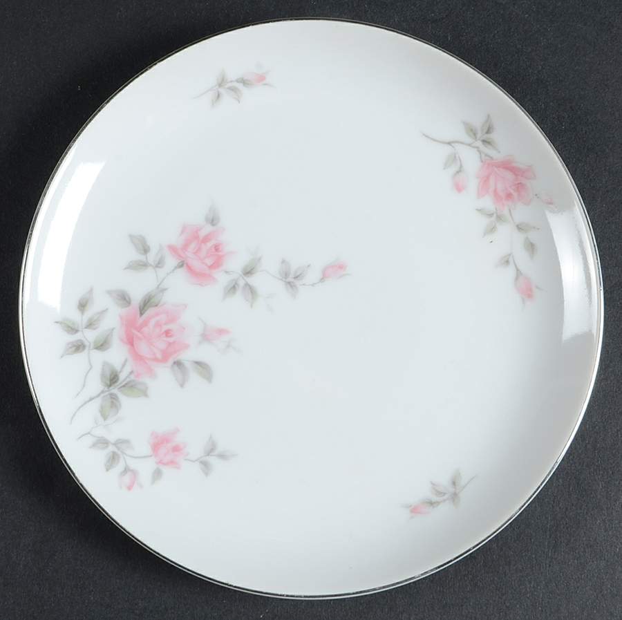 Rose Vine Bread & Butter Plate by Gold China-1
