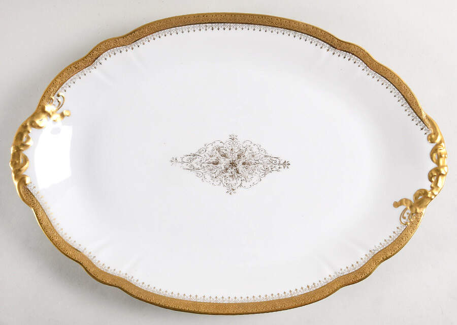 GUE389 16" Oval Serving Platter by WM Guerin-1