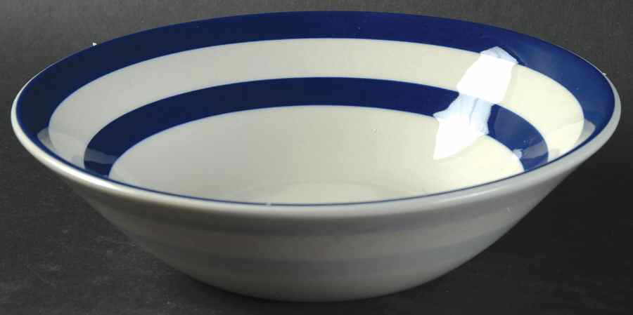 Cornish Dark Blue Coupe Cereal Bowl by T G Green (England)-1
