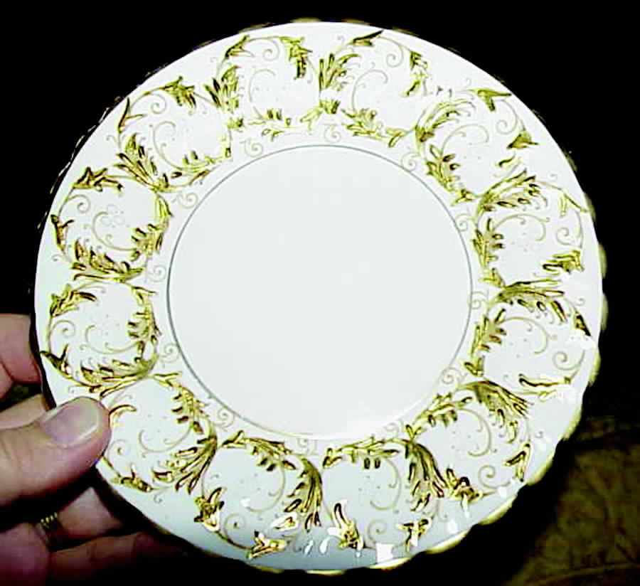 Scroll Salad Plate by Gladstone-1