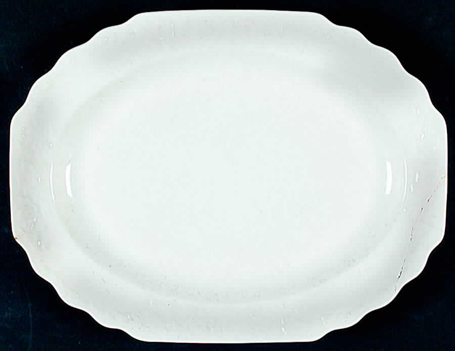 Fleurette 11" Oval Serving Platter by WS George-1