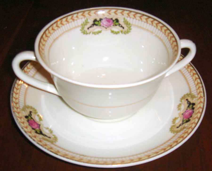 Princeton Bouillon Cup & Saucer by Grindley-1