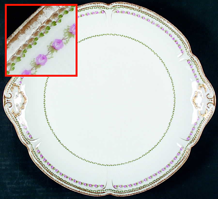 GDA203 Handled Cake Plate by Gerard, Dufraisseix & Abbot-1
