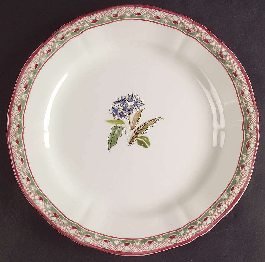 Jardin Imaginaire Dessert Luncheon Plate by Faiencerie De Gien-1