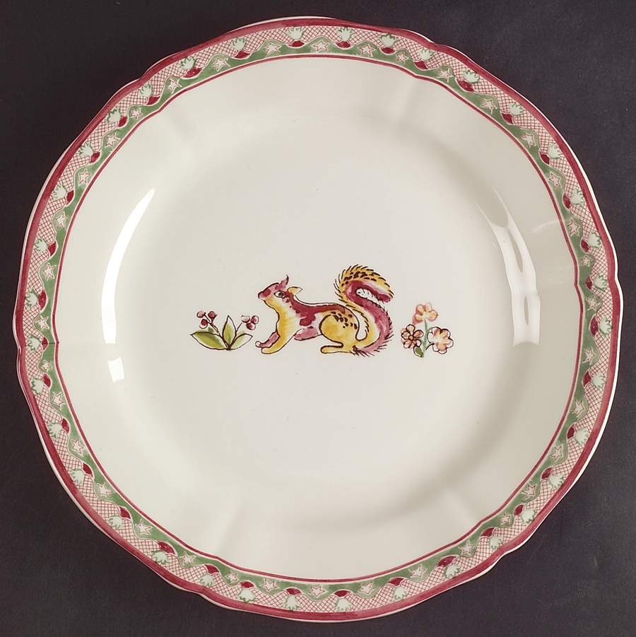 Jardin Imaginaire Dessert Luncheon Plate by Faiencerie De Gien-1