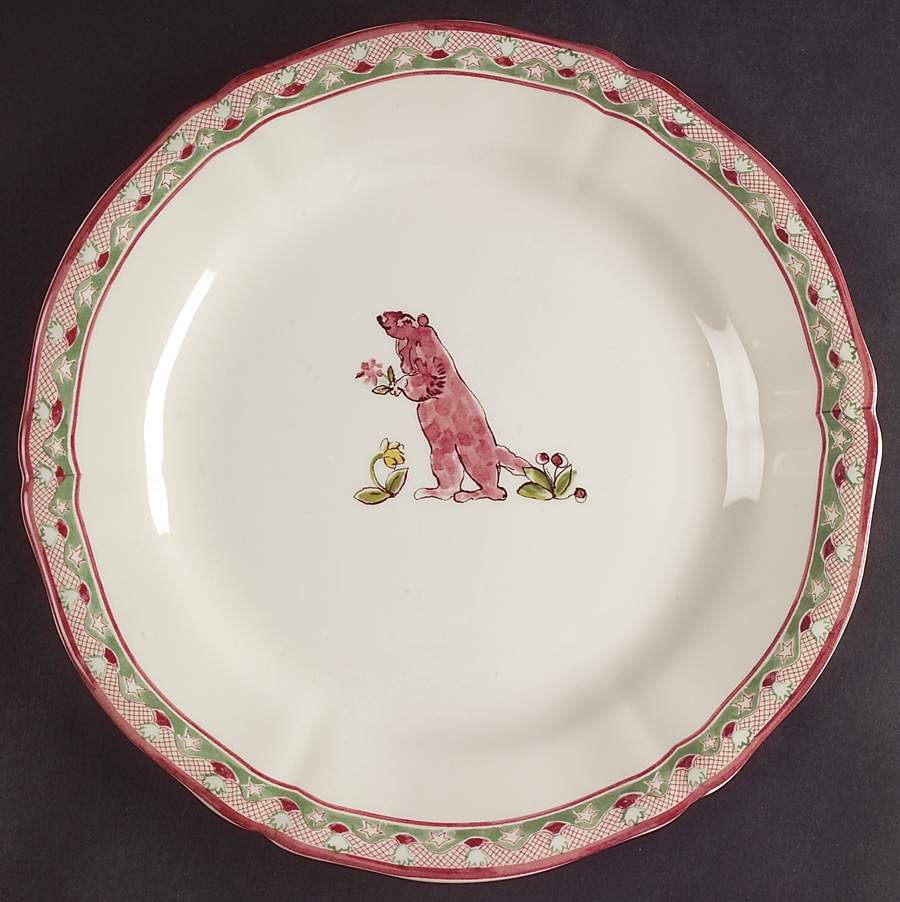 Jardin Imaginaire Dessert Luncheon Plate by Faiencerie De Gien-1