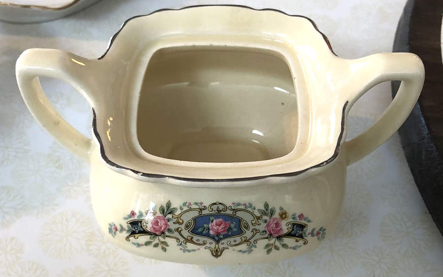 GEO321 Sugar Bowl No Lid by WS George-1