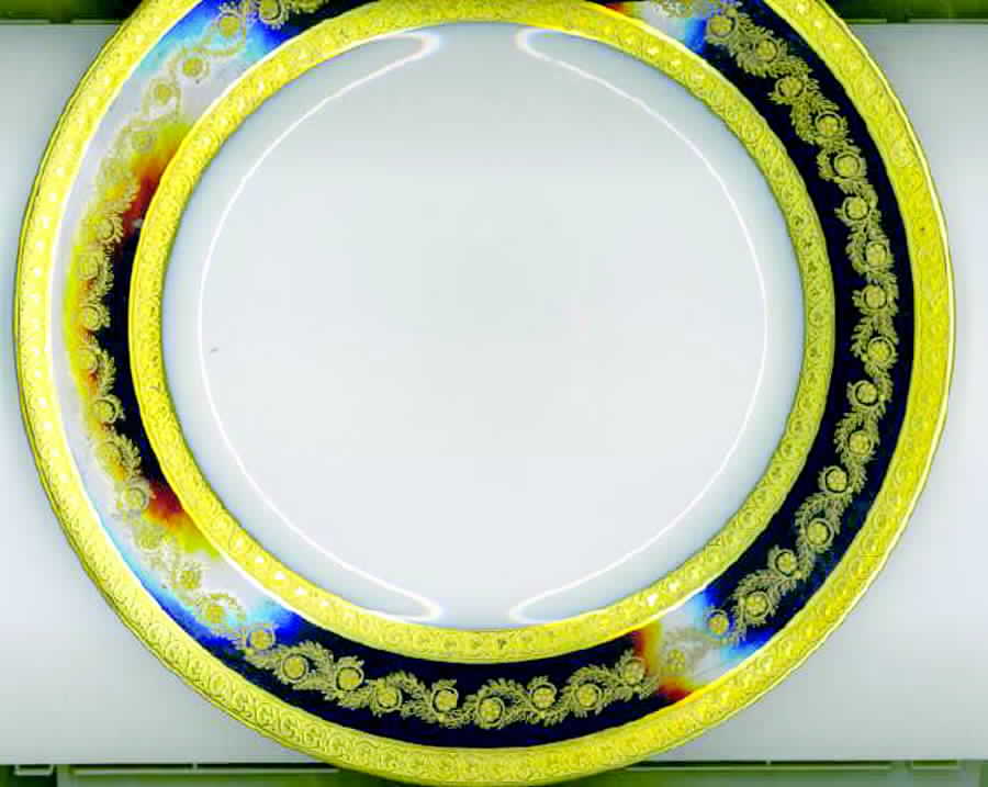 GUE406 Dinner Plate by WM Guerin-1