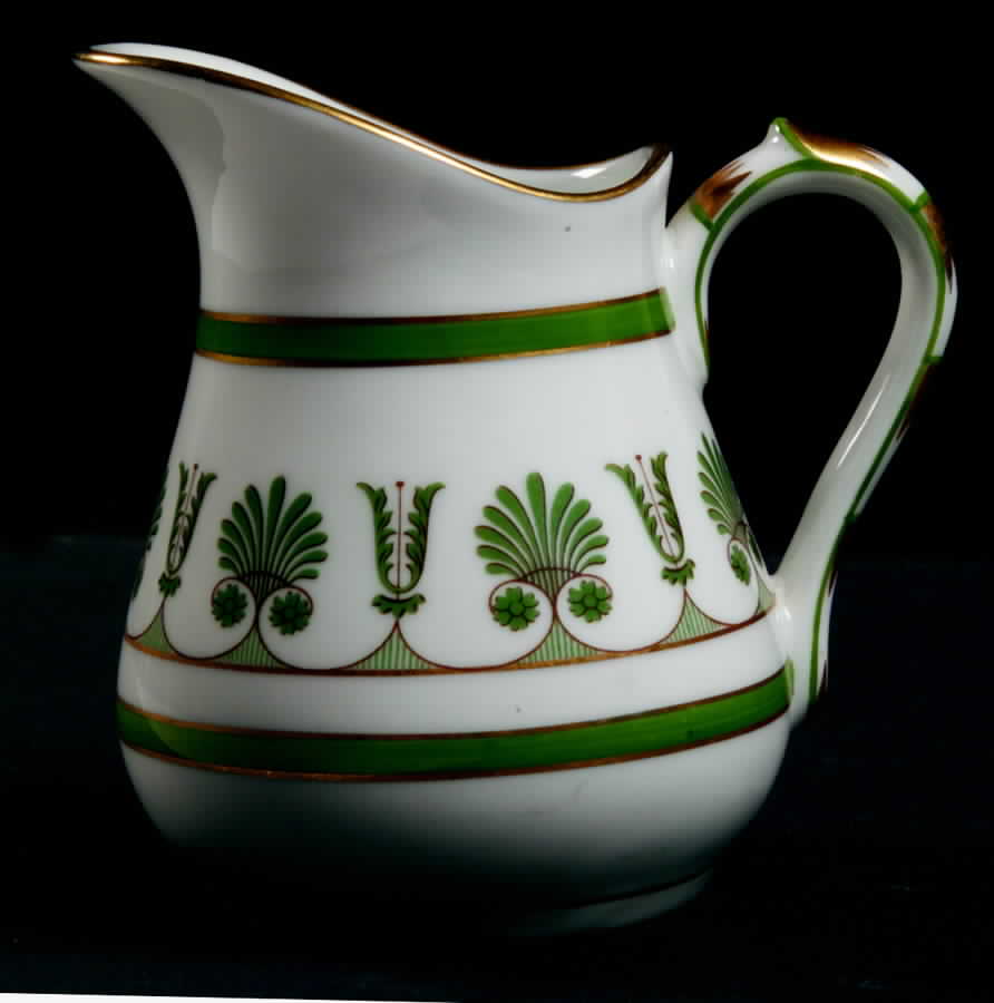 Ercolano Green (Restaurant Ware) Creamer by Ginori 1735-1