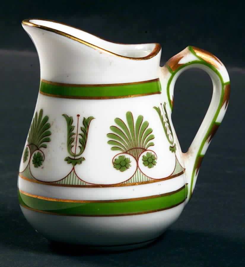 Ercolano Green (Restaurant Ware) Individual Creamer by Ginori 1735-1