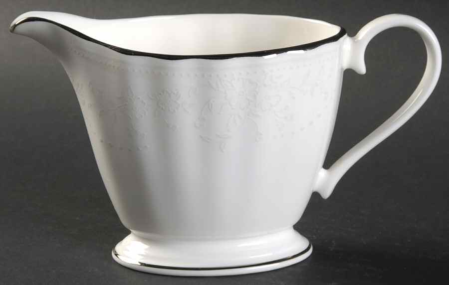 Arbor White Creamer by Gorham-1