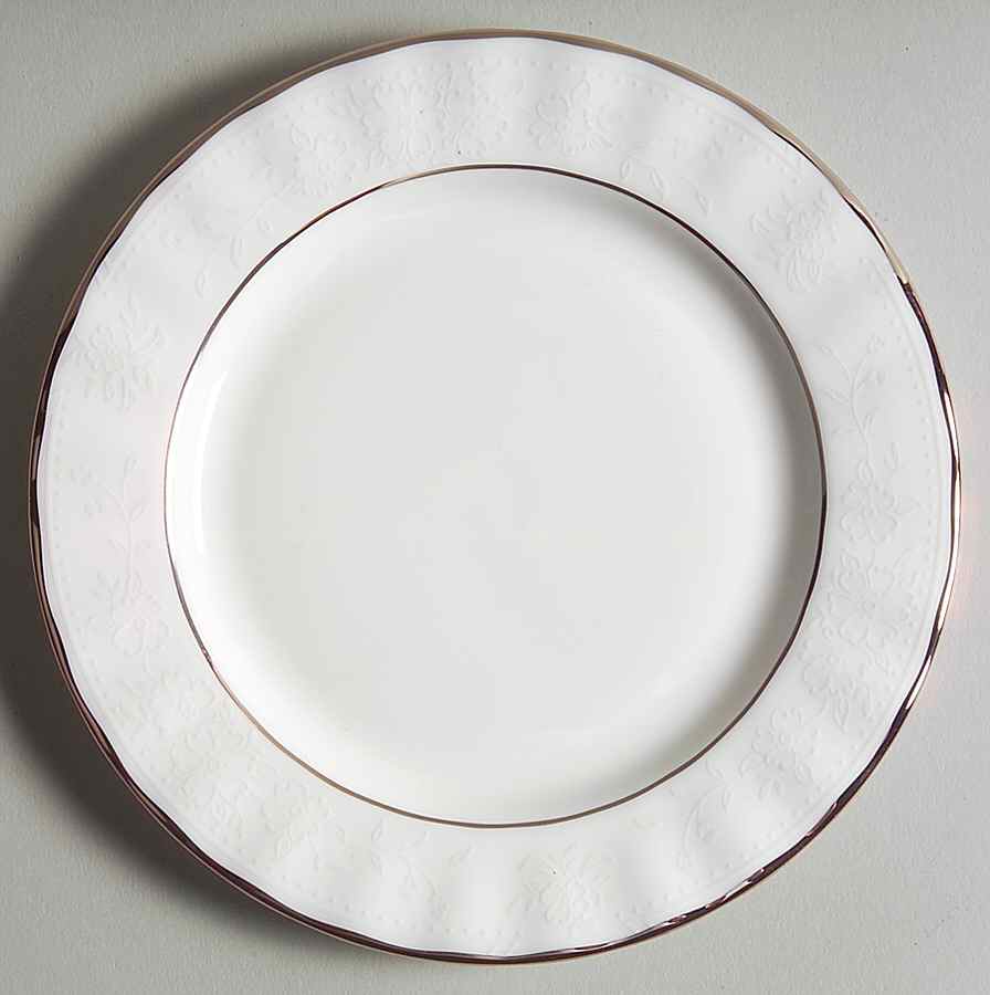 Arbor White Bread & Butter Plate by Gorham-1