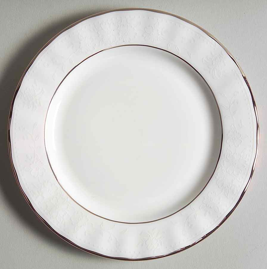 Arbor White Bread & Butter Plate by Gorham-1