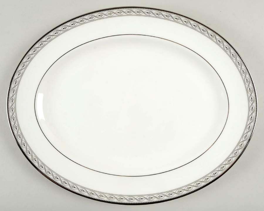 Brandywine 14" Oval Serving Platter by Gorham-1