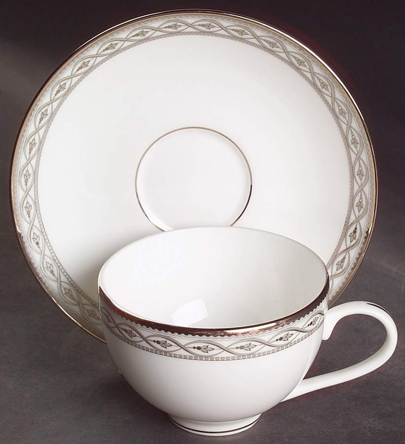 Brandywine Flat Cup & Saucer Set by Gorham-1