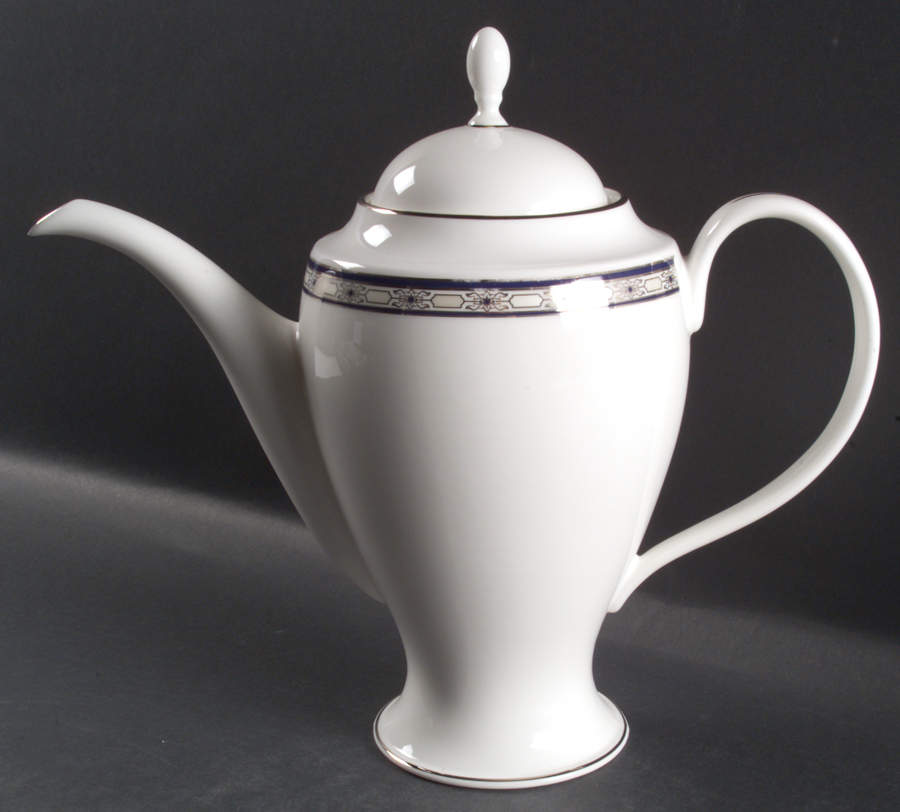 Newport Palace (Fine China, Made in USA) Coffee Pot & Lid by Gorham-1