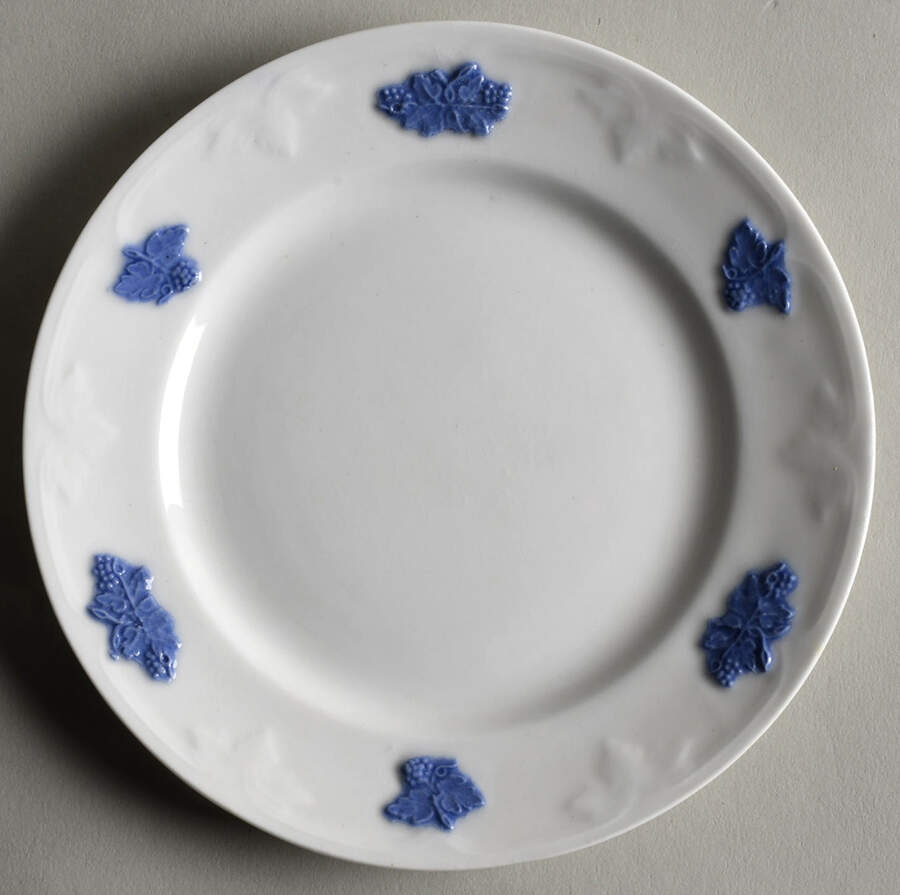Bla Blom (Name In Banner) Bread & Butter Plate by Gustavsberg-1