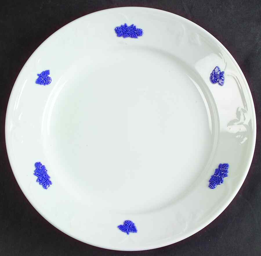 Bla Blom (Name In Banner) Luncheon Plate by Gustavsberg-1