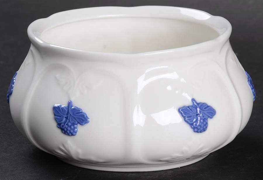 Bla Blom (Name In Banner) Open Sugar Bowl by Gustavsberg-1