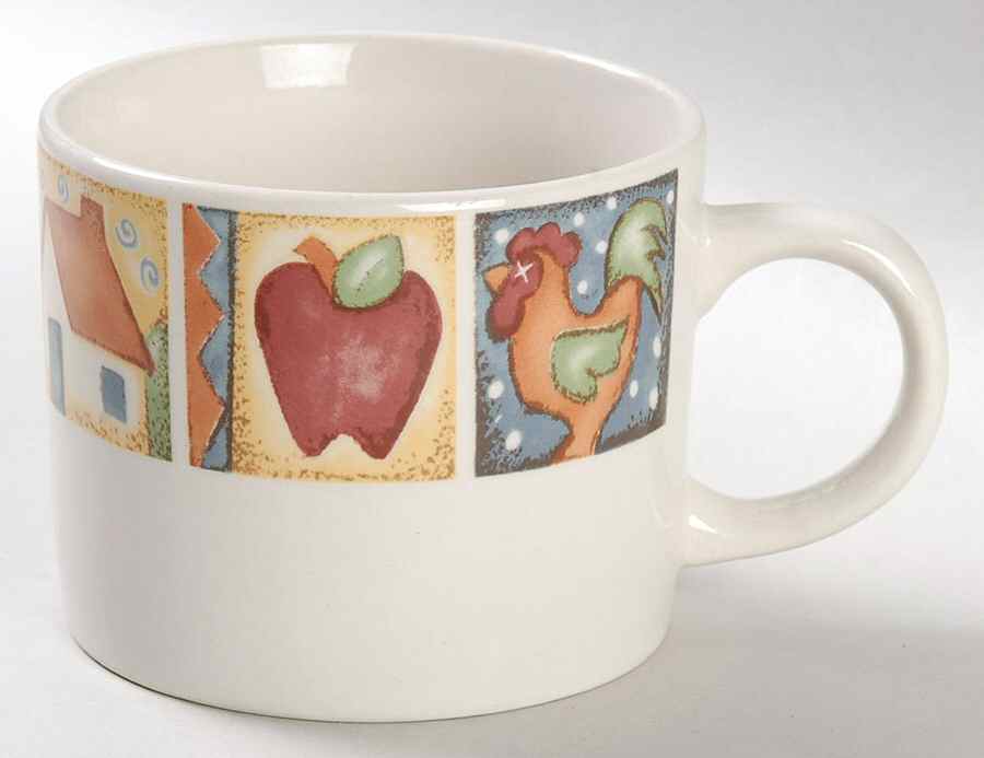 Patchwork Soup Mug by Gibson Designs-1