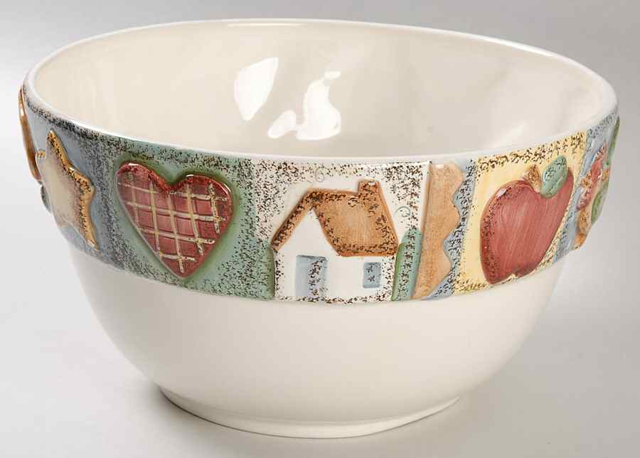 Patchwork 8" Mixing Bowl by Gibson Designs-1