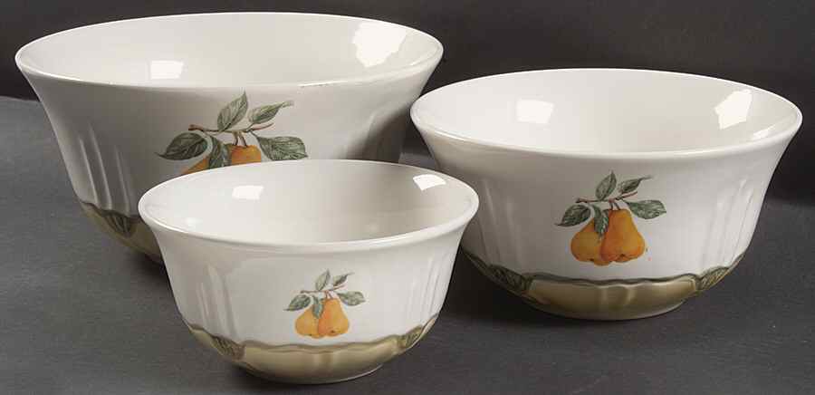Tuscany (3 Piece) Mixing Bowl Set by Gibson Designs-1