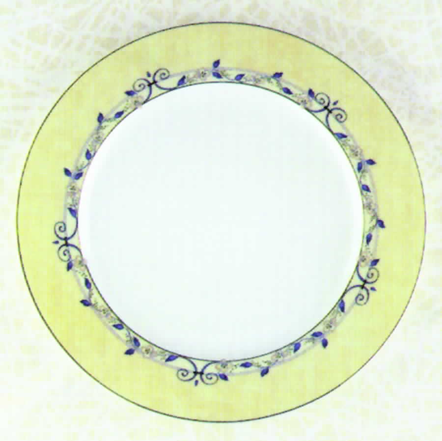 Jardin D'Antan Blue Dinner Plate by Guy Degrenne-1