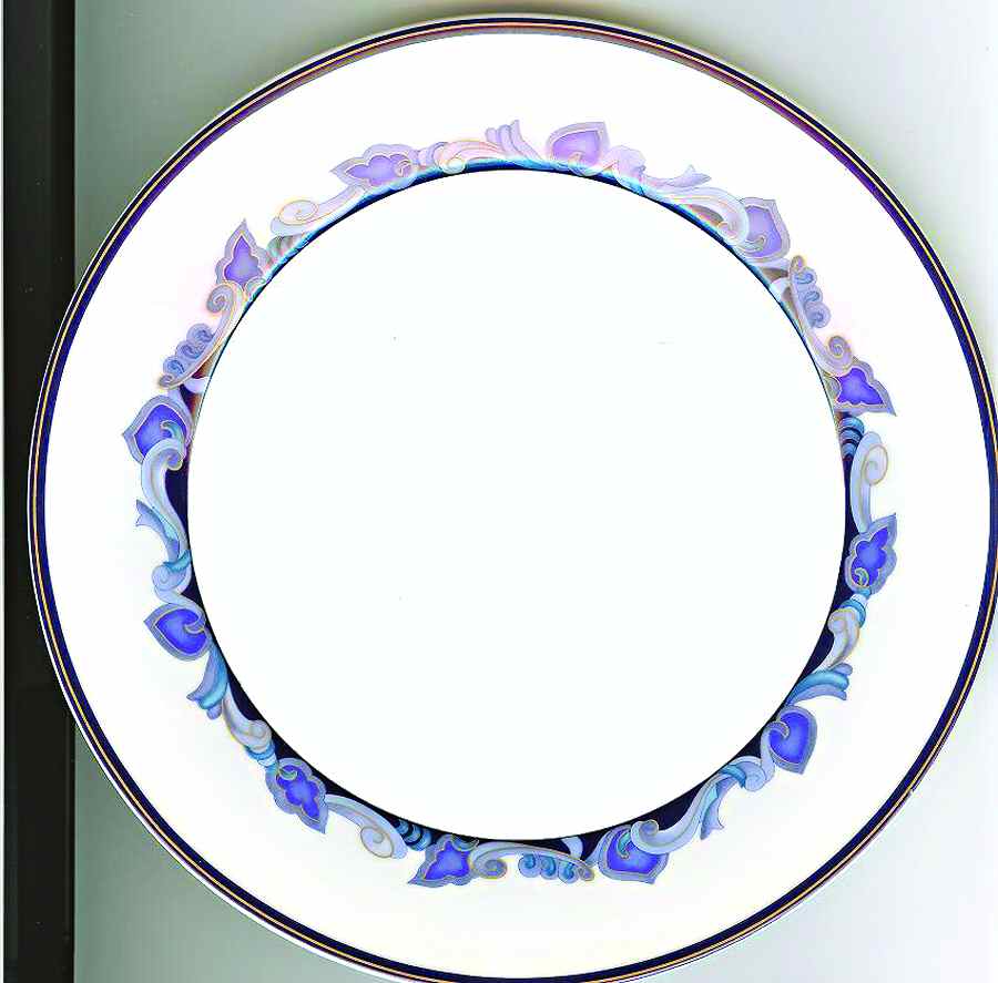 Neptune Salad Plate by Guy Degrenne-1